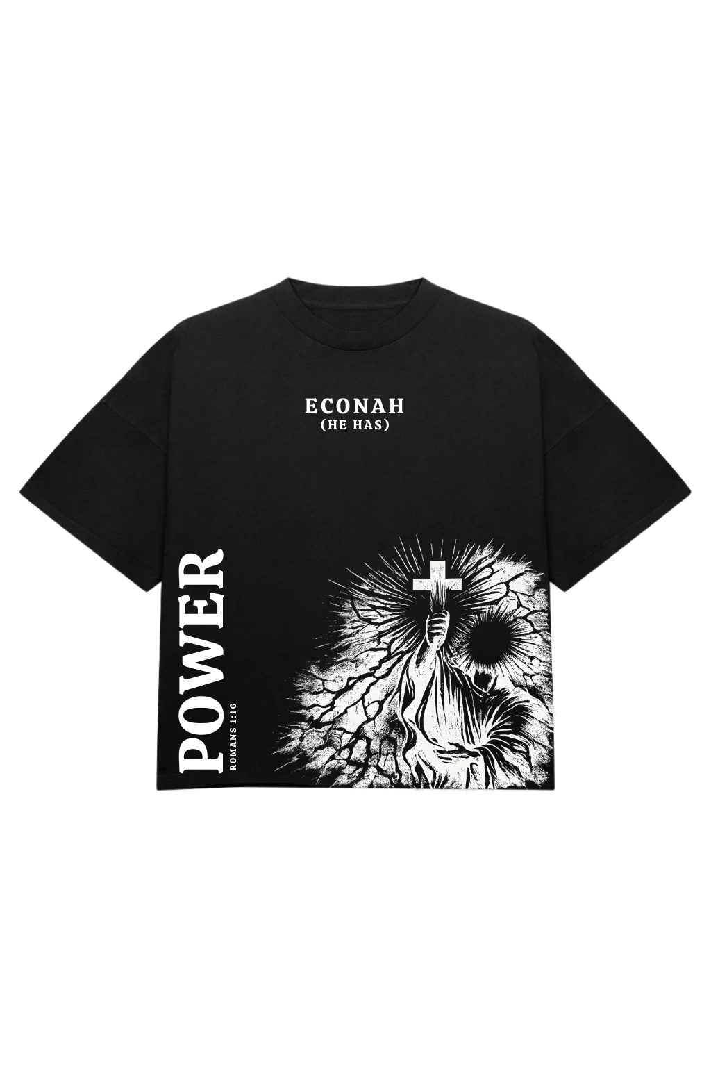 [PRE-ORDER] ECONAH Heavy Weight Cotton Tee (BLACK)
